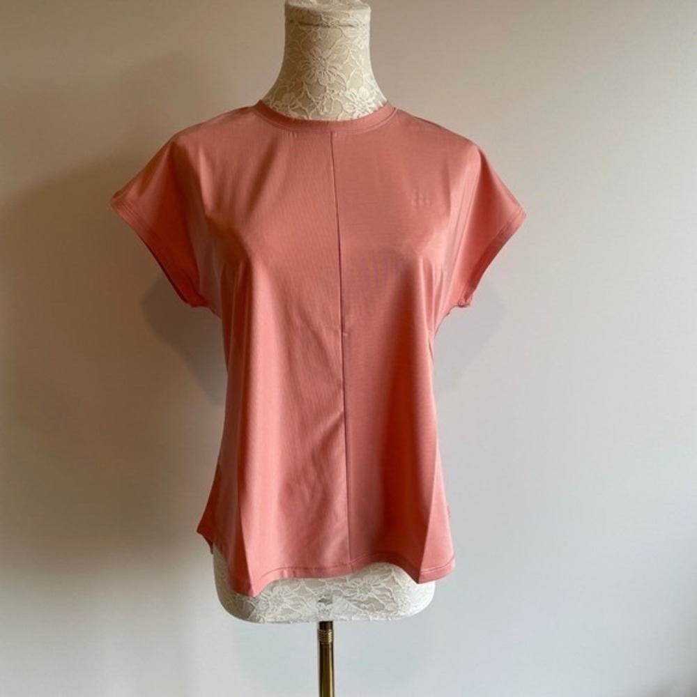 Nwt‎ Craft Sportswear Womens Boxy Ribbed Performance Top Size S Pink Athleisure